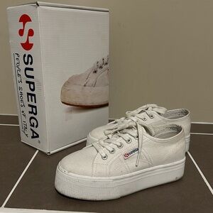 Superga White Sneakers Chunky (used)